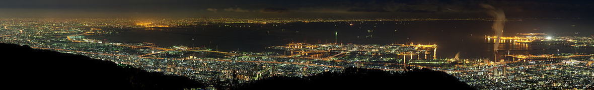 六甲山頂からの夜景