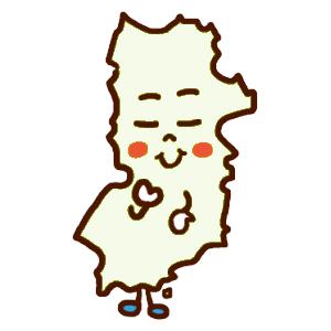 奈良県のイラスト地図