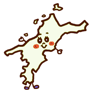愛媛県のイラスト地図