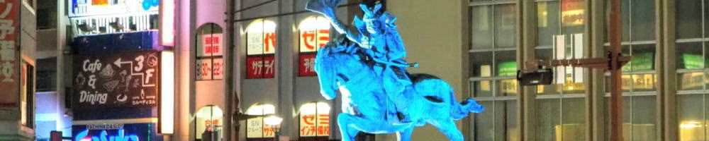 熊谷駅前・熊谷直実の騎馬像